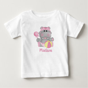 Hippo personnalisé avec T-shirt de bataille et de 