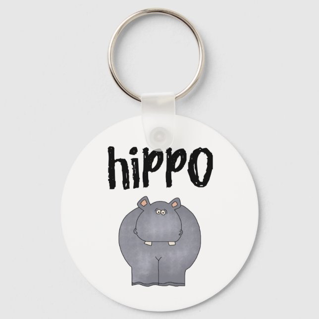 Hippo-Schlüsselanhänger Schlüsselanhänger (Vorderseite)