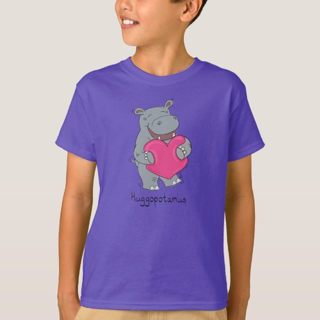 Hippo serre le T-shirt de la fille de la Saint Val (Devant)