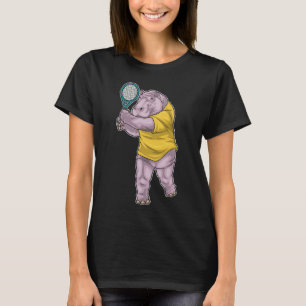 Hippo Tennis Tennisschläger T-Shirt