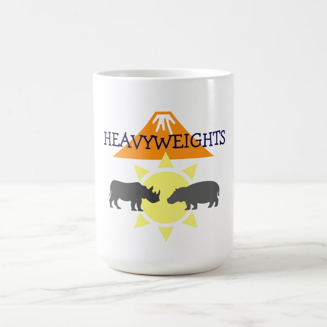 Hippo und Rhino Kaffeetasse (Mittel)