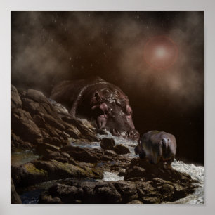 Hippo-Verzauberer-Abend, Poster