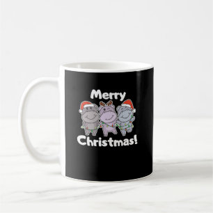 Hippo Weihnachtstiere Niedlich Hippos Merry Kaffeetasse