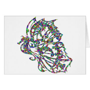 Hippocampe avec des ailes de papillon