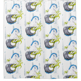 Hippocampus Duschvorhang