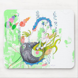 Hippocampus (Schädel) unter dem Meer Mousepad