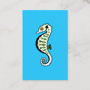 Hippocampus - SEEPFERD - Natur - Ozeanblau - Visitenkarte