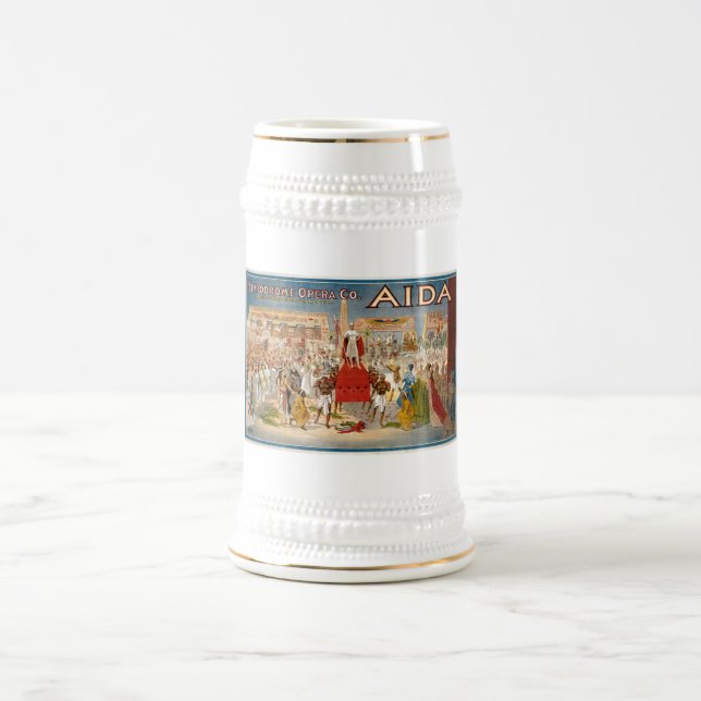 Hippodrom 1908 Giuseppe Verdis Aida Bierglas (Mittel)