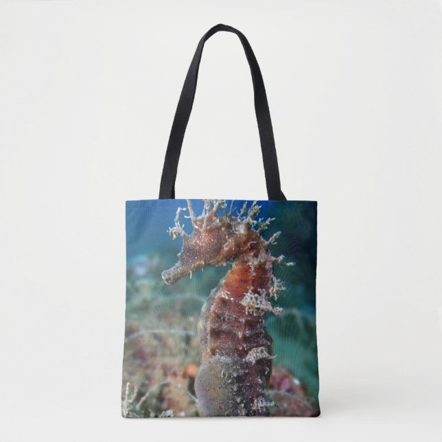 Hippokamp Ramulosus des Seepferd| Tasche (Vorderseite)