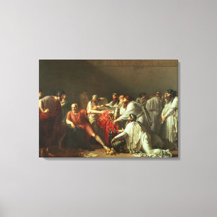 Hippokrates, der die Geschenke von Artaxerxes I Leinwanddruck