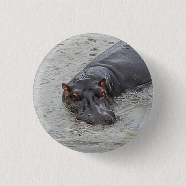 Hippoposterus Button (Vorderseite)