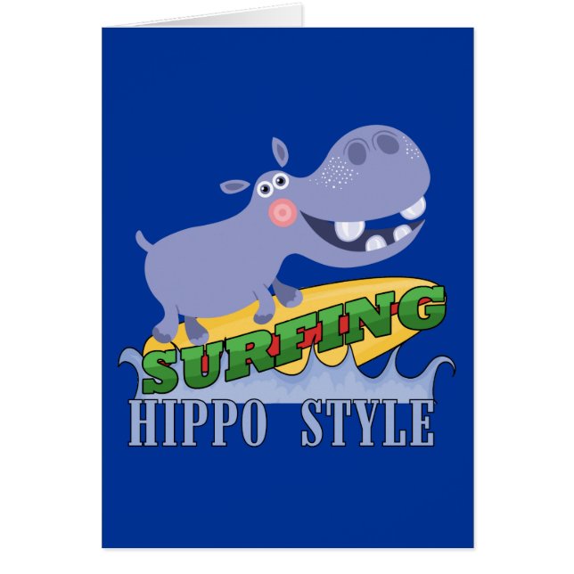 Hippopotame de surfer (Devant)
