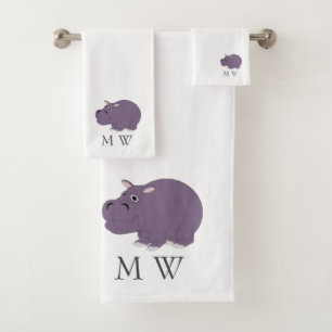 Hippopotame Monogrammé Design