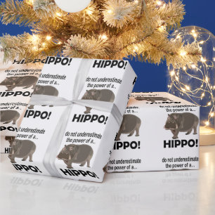 Hippopotamus Animal Funny Hippo Geschenkpapier