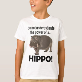 Hippopotamus Animal Funny Hippo Kids T-Shirt