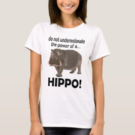 Hippopotamus Animal Funny Hippo T - Shirt