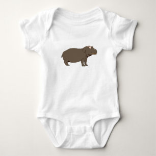 Hippopotamus Baby Strampler