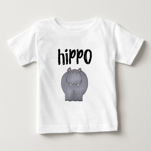 Hippopotamus Baby T-shirt (Vorderseite)