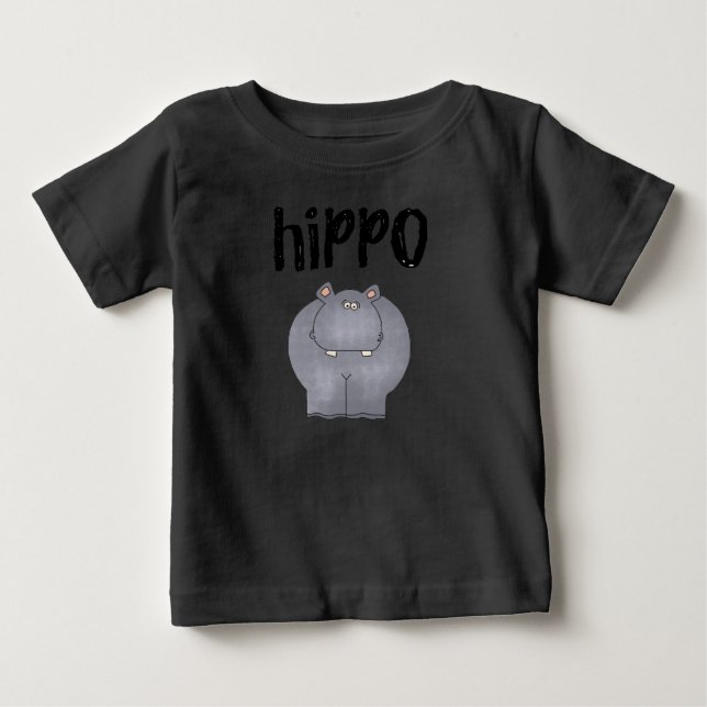 Hippopotamus Baby T-shirt (Vorderseite)