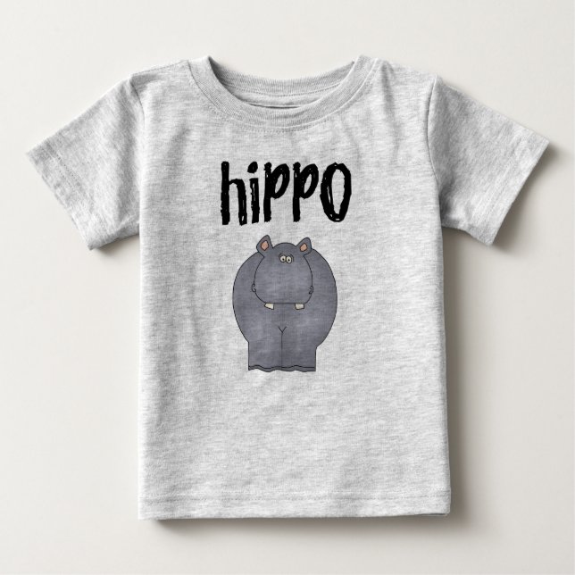 Hippopotamus Baby T-shirt (Vorderseite)