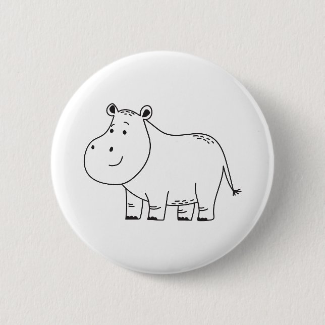 HIPPOPOTAMUS BUTTON (Vorderseite)