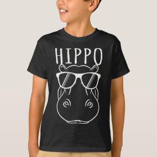 Hippopotamus - Cooler und Phantastischer Hippo in  T-Shirt