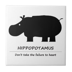 Hippopotamus Fliese