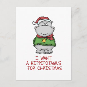 Hippopotamus für Weihnachten - niedlicher