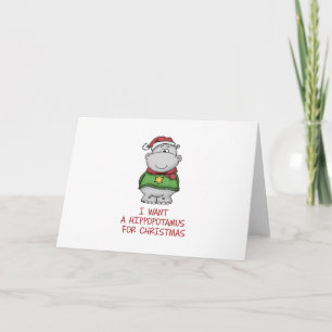 Hippopotamus für Weihnachten - niedlicher