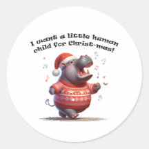 Hippopotamus für Weihnachten Satire