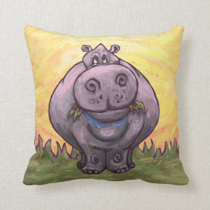 Hippopotamus-Geschenke u. Zusätze Kissen