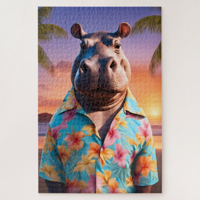Hippopotamus Holiday (Vertikal)