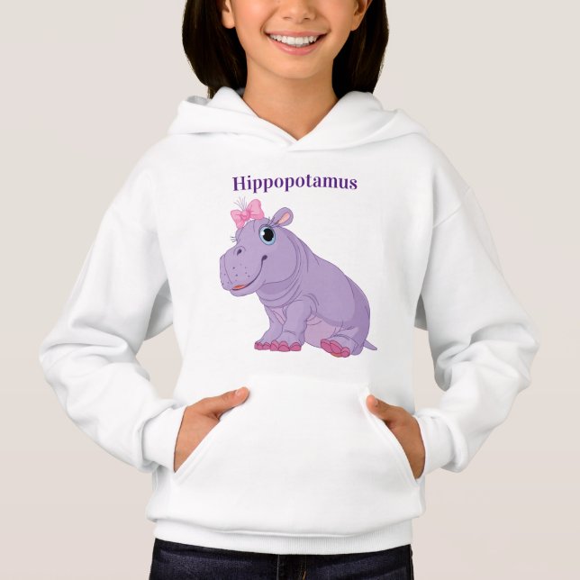 Hippopotamus Hoodie (Vorderseite)