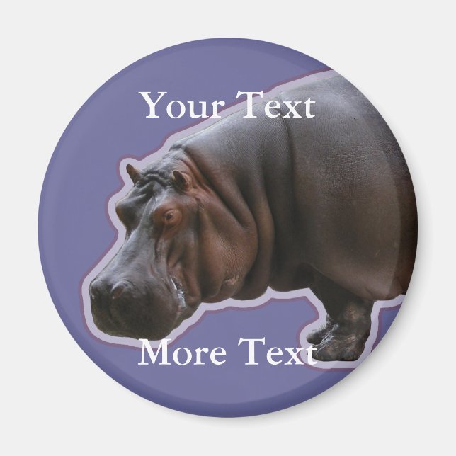 Hippopotamus Magnet (Vorne)