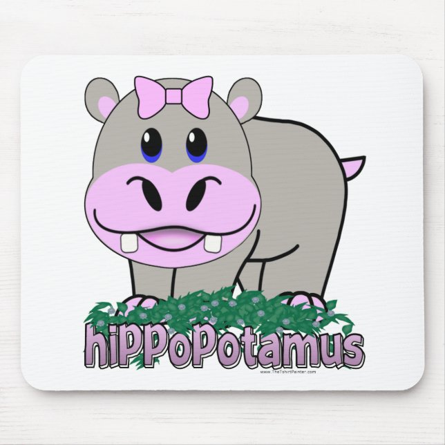 Hippopotamus Mousepad (Vorne)
