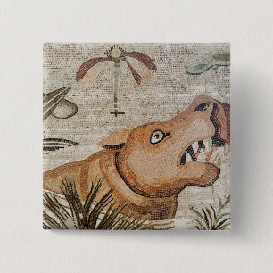 Hippopotamus, Nil-Mosaik, Haus des Faun Button
