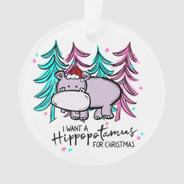 Hippopotamus Ornament (Vorderseite)