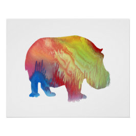 Hippopotamus Poster