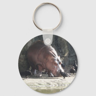 Hippopotamus-Schlüsselanhänger Schlüsselanhänger
