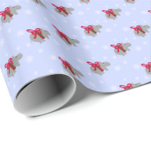 Hippopotamus Weihnachtsgeschenk Wrap Wrapping Papi