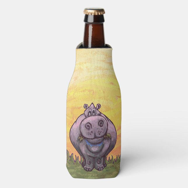 Hippopotamusgeschenke und Zubehör Flaschenkühler (Flaschenvorderseite)