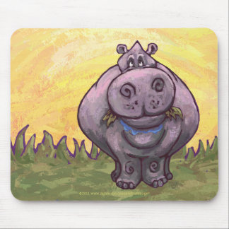 Hippopotamusgeschenke und Zubehör Mousepad