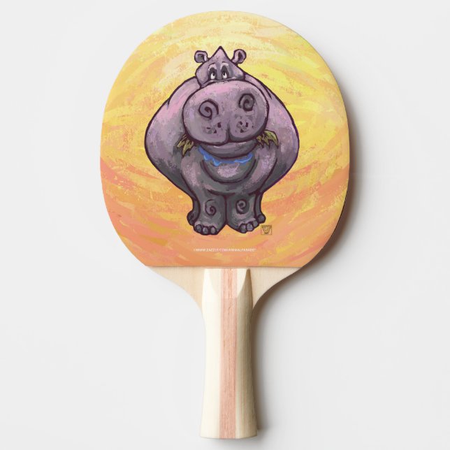 Hippopotamusgeschenke und Zubehör Tischtennis Schläger (Vorderseite)