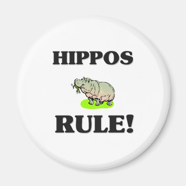 HIPPOS-Regel! Magnet (Vorne)