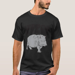 Hippos sind mein Geist Tier Hippopotamus T-Shirt