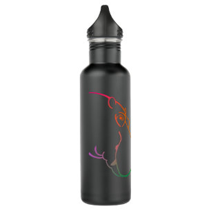 Hippos Wasserflasche Edelstahlflasche