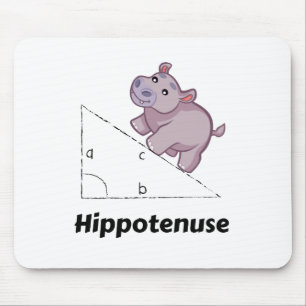 Hippotenuse Funny Math Mousepad