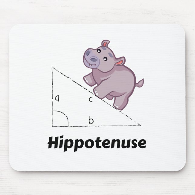 Hippotenuse Funny Math Mousepad (Vorne)