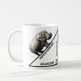 Hippotenuse Hypothenuse-lustige Kaffeetasse