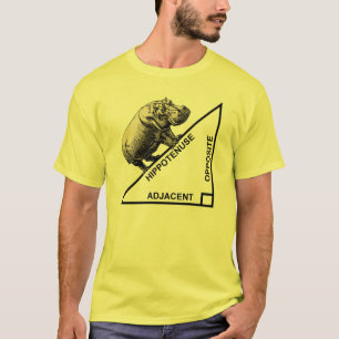 Hippotenuse Hypothenuse Lustige Mathe Geometrie T- T-Shirt